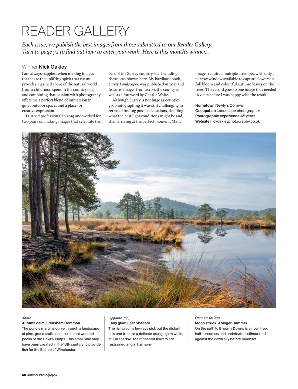 Outdoor Photography Preview Pages