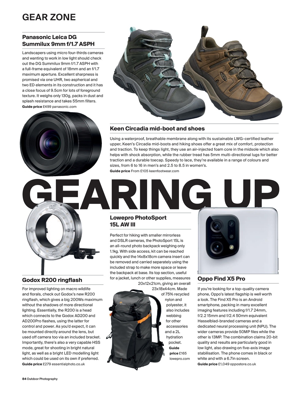 Outdoor Photography Preview Pages