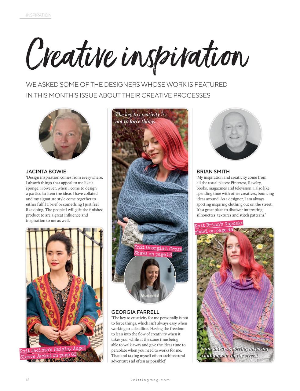 Knitting Preview Pages