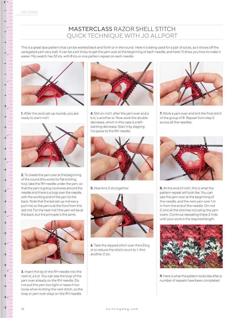 Knitting Preview Pages