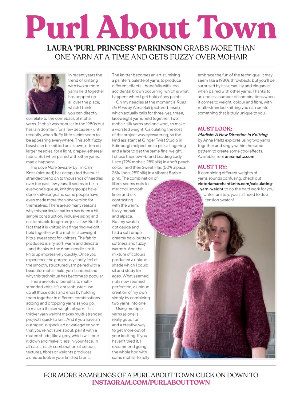 Knitting Preview Pages