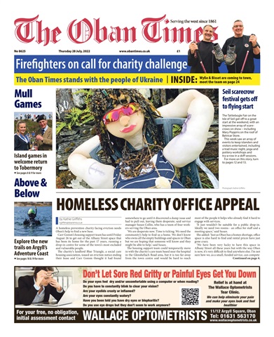 The Oban Times & Lochaber Times issue 28th July, 2022
