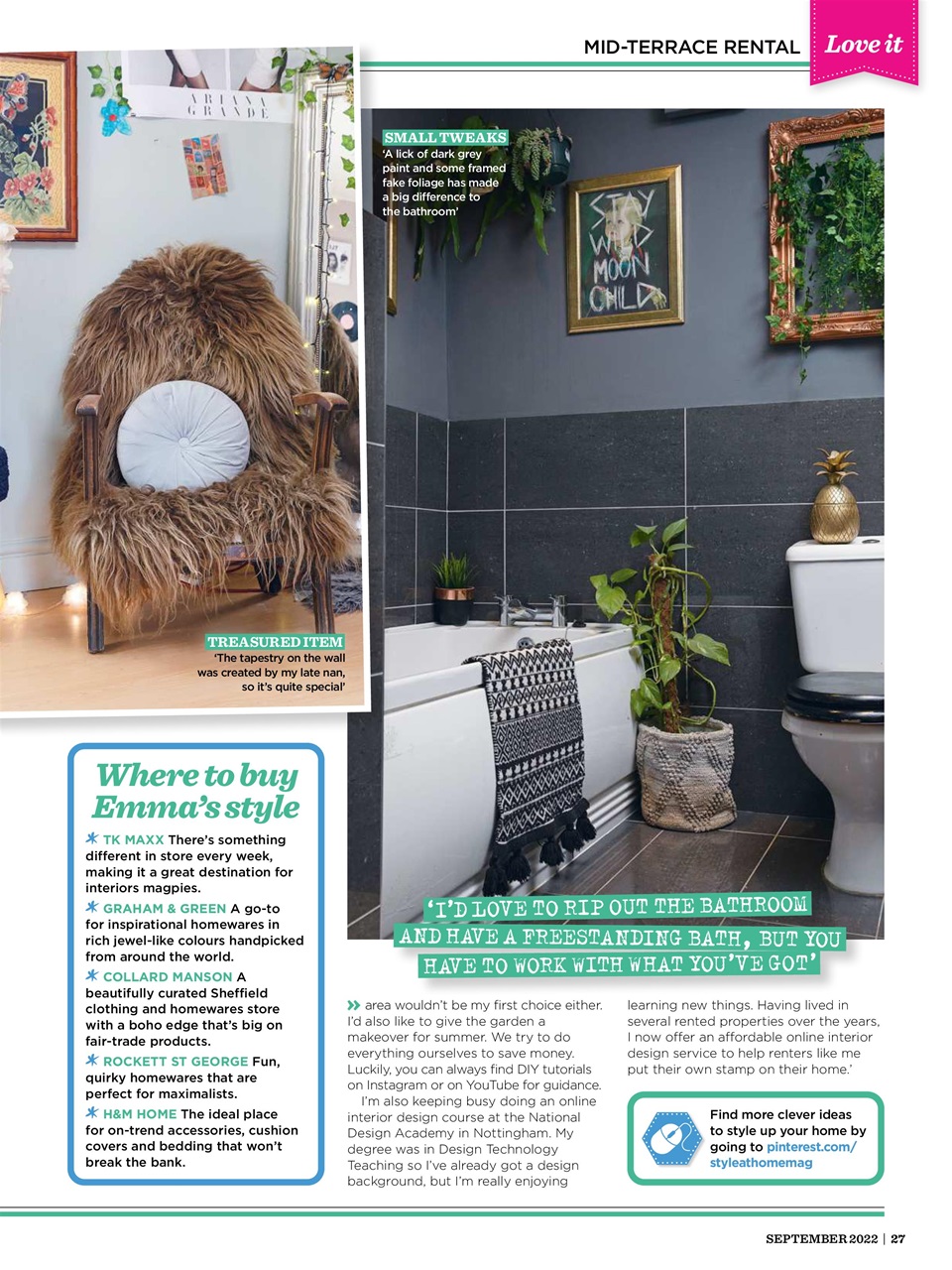 Style at Home Preview Pages
