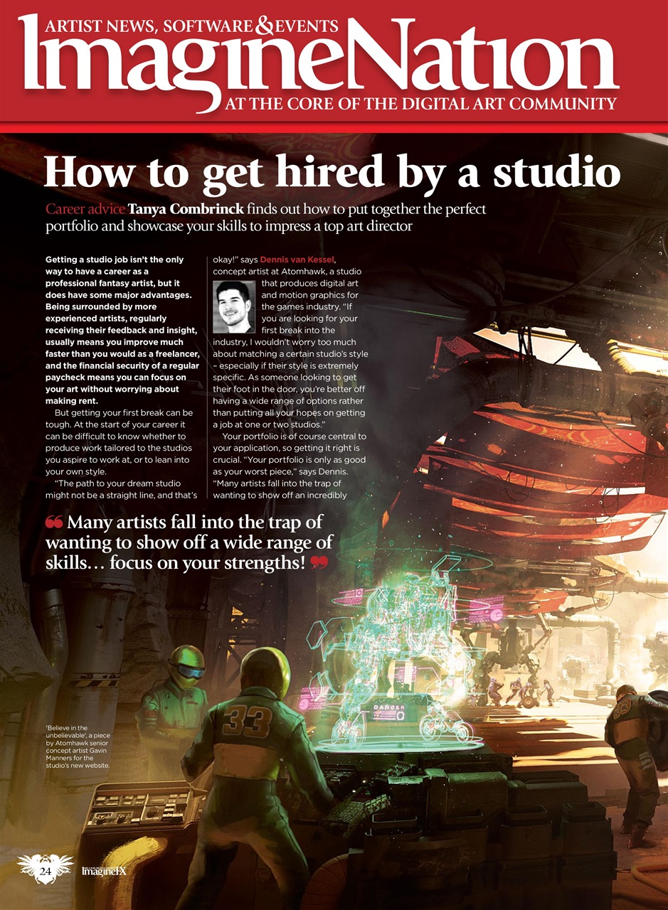 ImagineFX Preview Pages