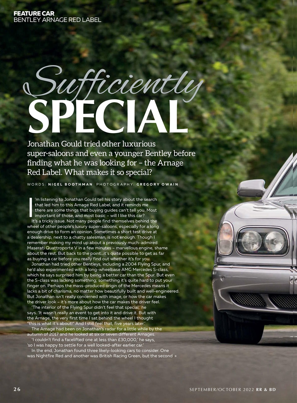 Rolls-Royce & Bentley Driver Preview Pages