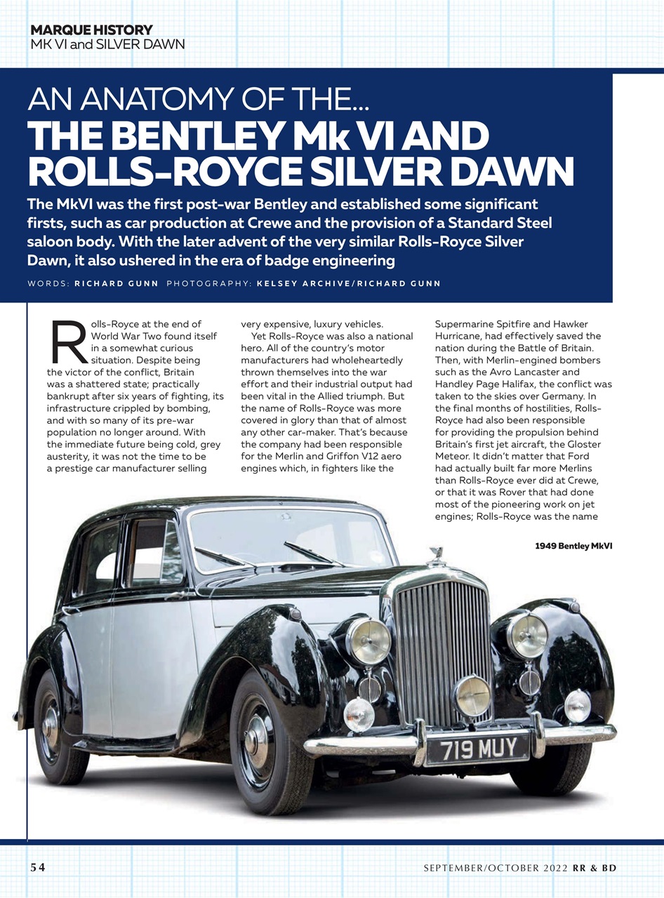 Rolls-Royce & Bentley Driver Preview Pages
