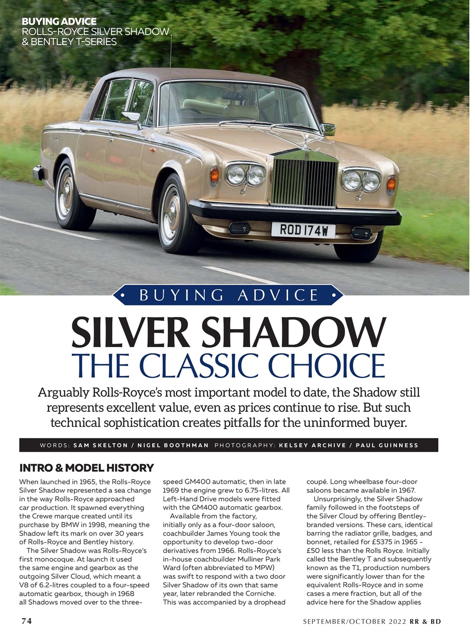 Rolls-Royce & Bentley Driver Preview Pages