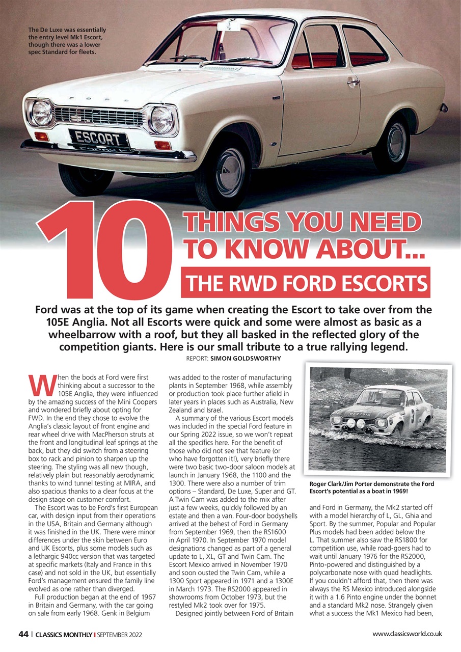 Classics World Preview Pages