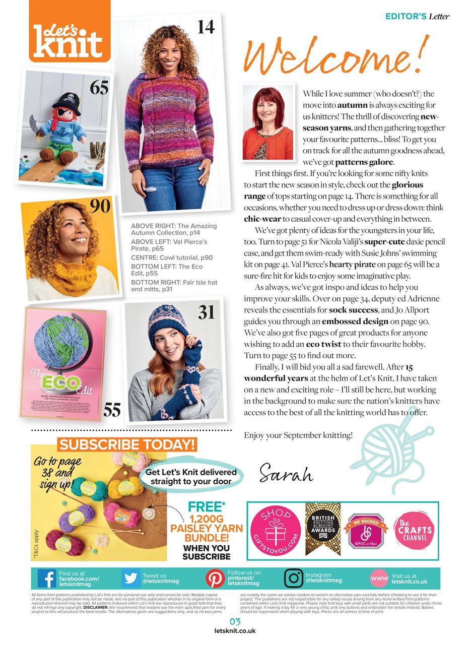 Let's Knit Preview Pages