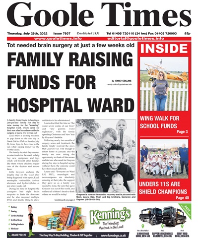 Goole Times issue Thursday, July 28th