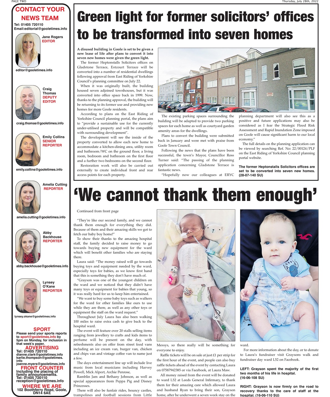 Goole Times Preview Pages