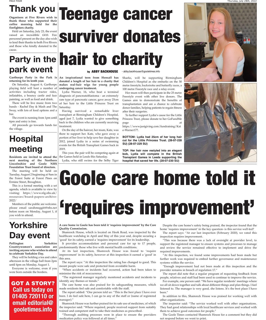 Goole Times Preview Pages