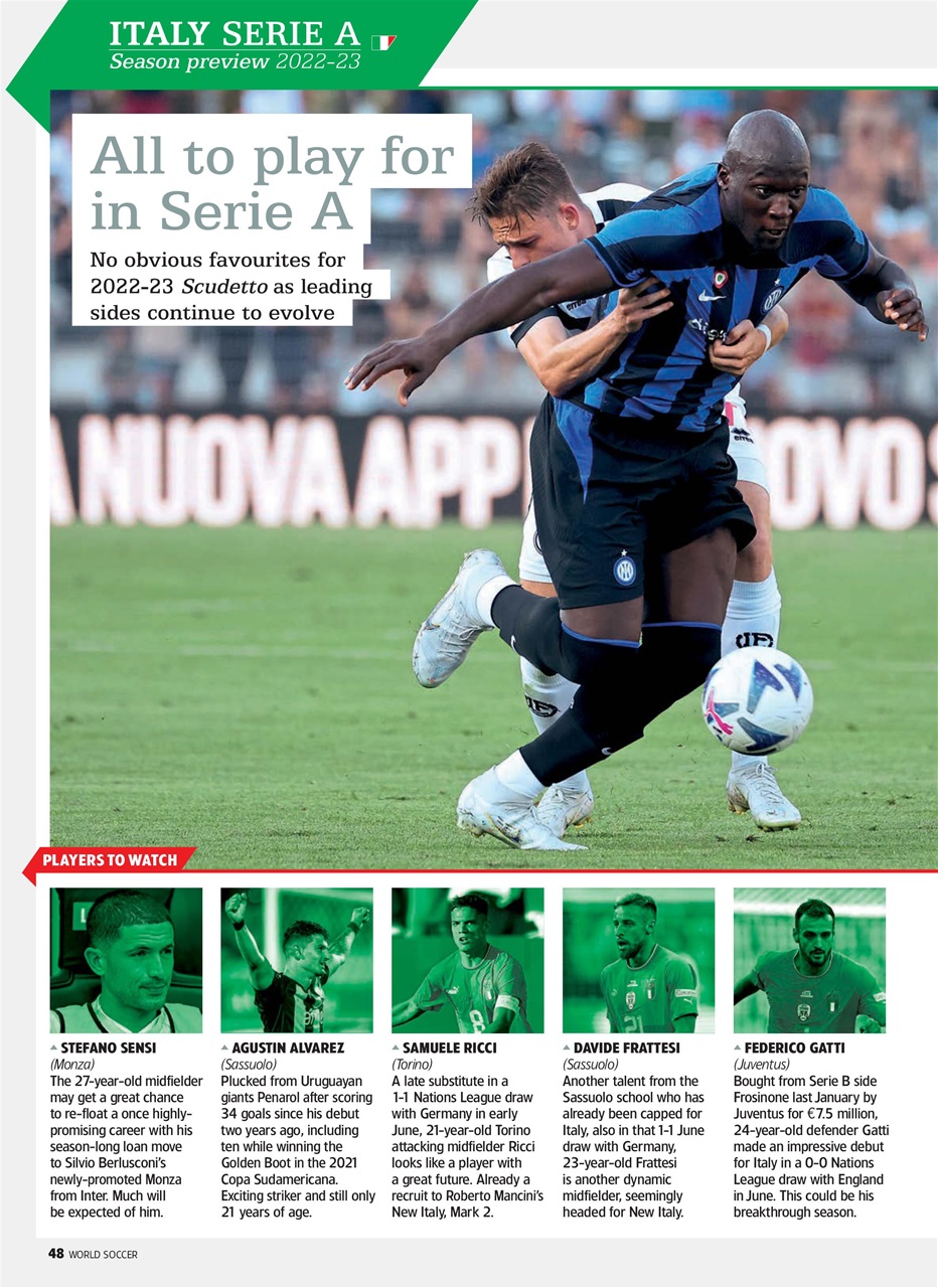 World Soccer Preview Pages