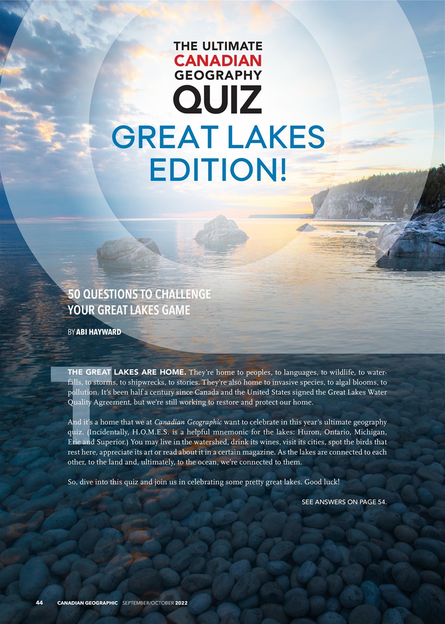 Canadian Geographic Preview Pages