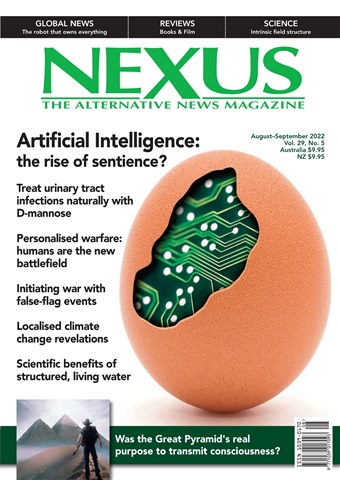 Nexus Magazine issue Aug – Sep 2022 	