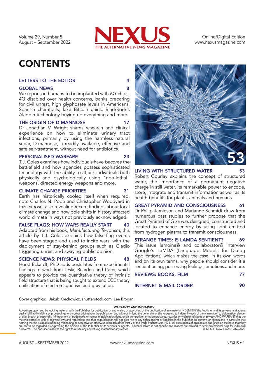 Nexus Magazine Preview Pages