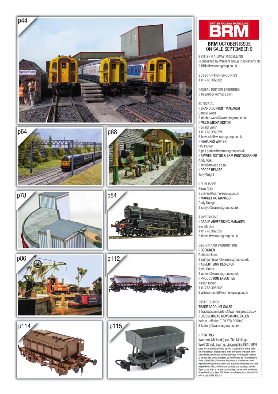 British Railway Modelling (BRM) Preview Pages