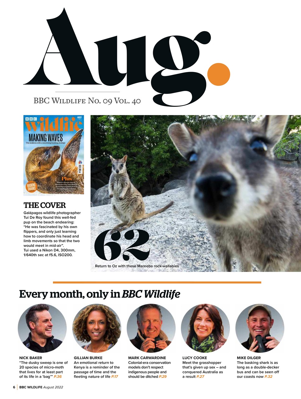 BBC Wildlife Magazine Preview Pages