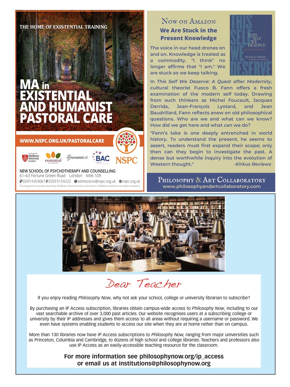 Philosophy Now Preview Pages