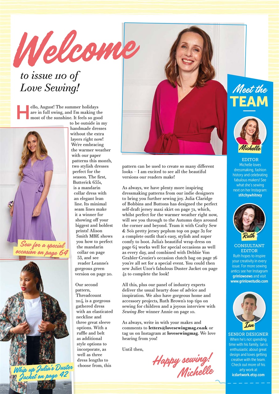 Love Sewing Preview Pages