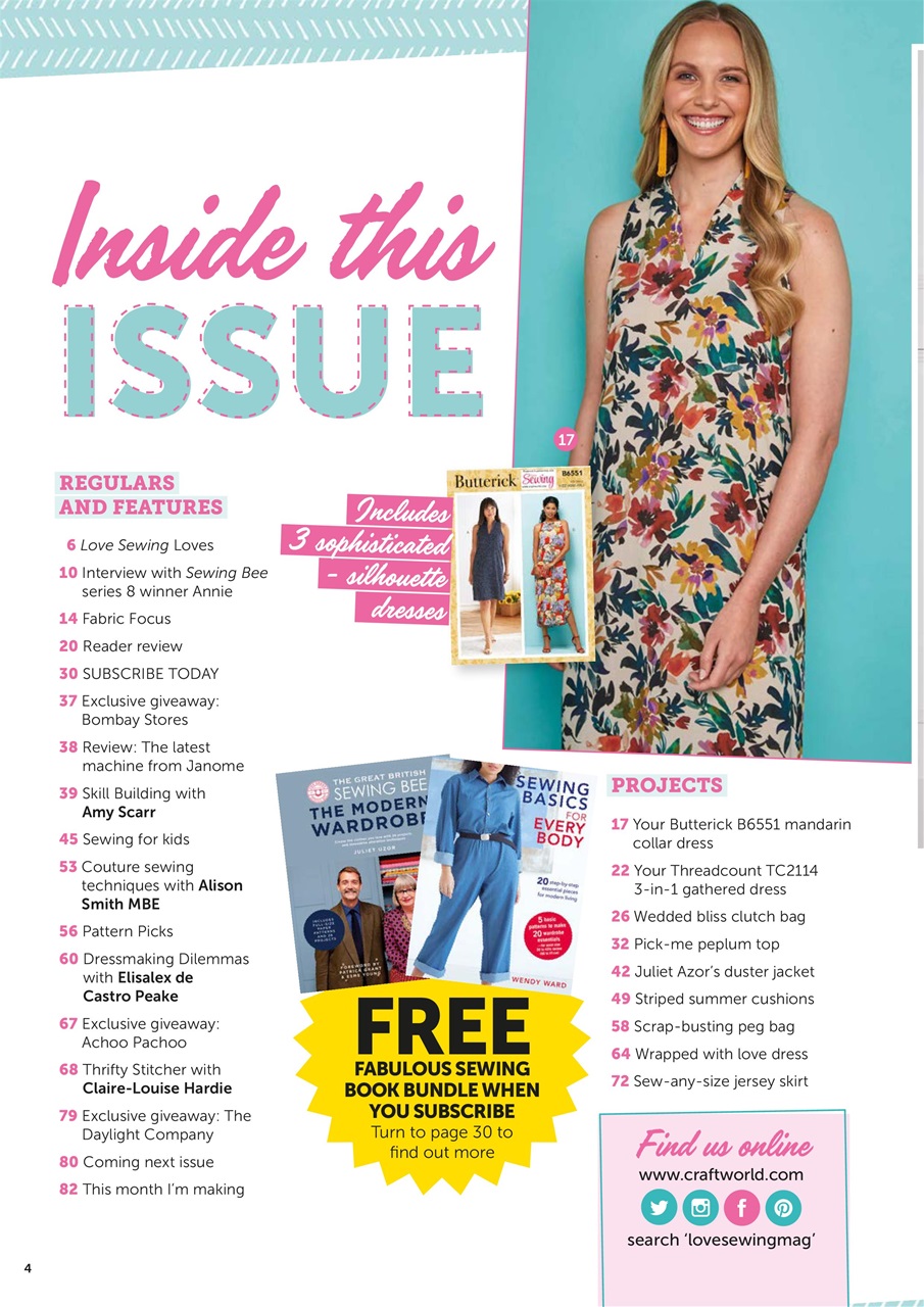 Love Sewing Preview Pages