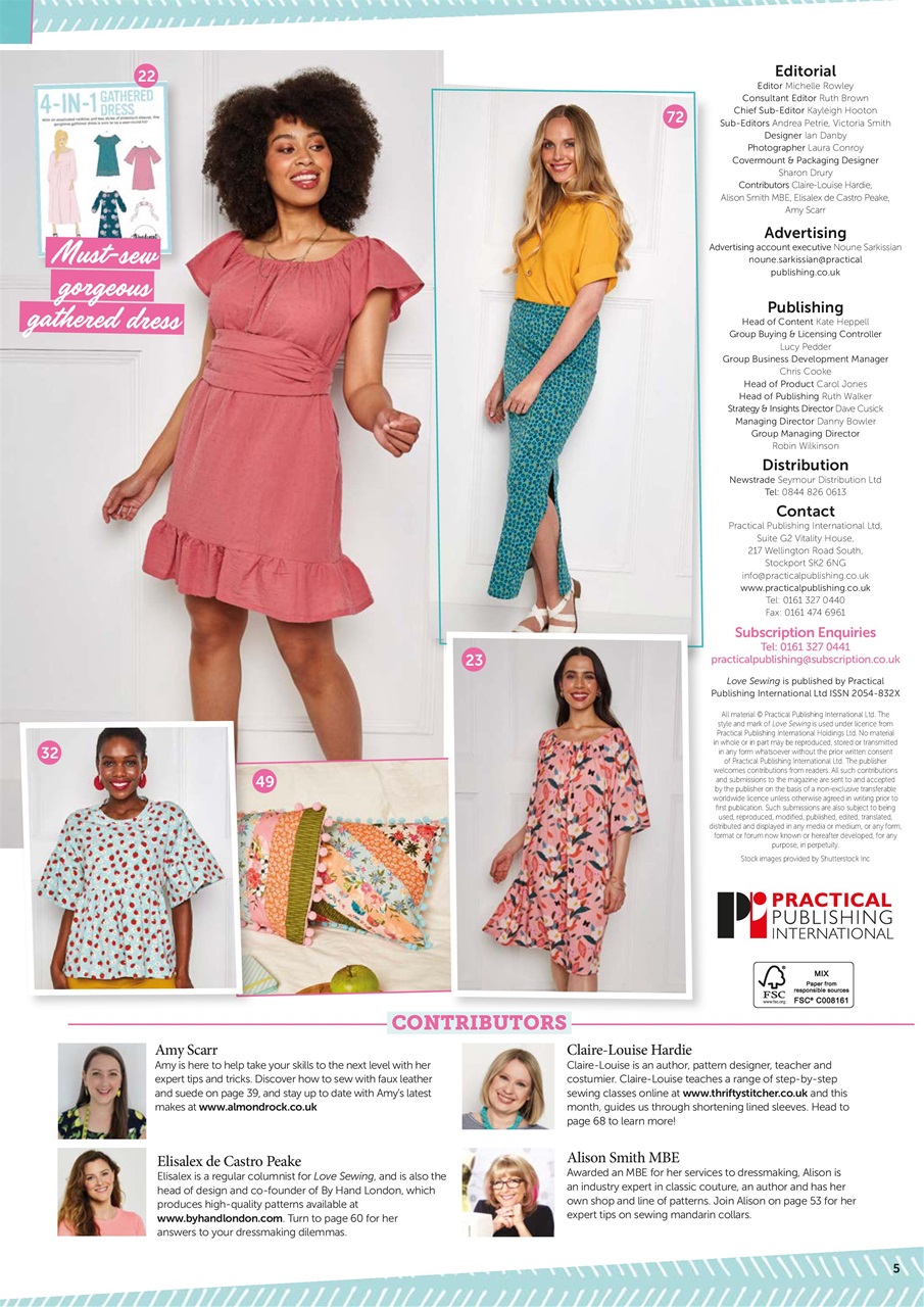 Love Sewing Preview Pages