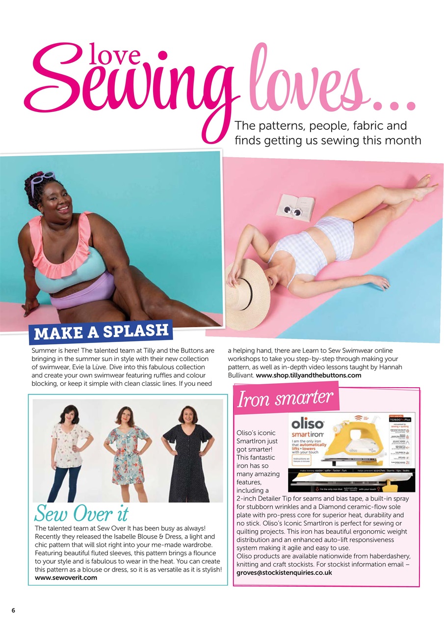 Love Sewing Preview Pages