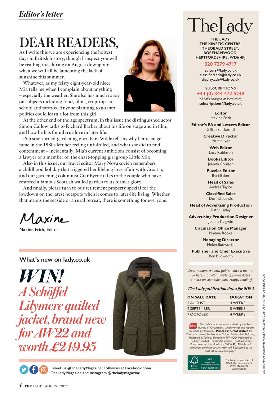 The Lady Preview Pages