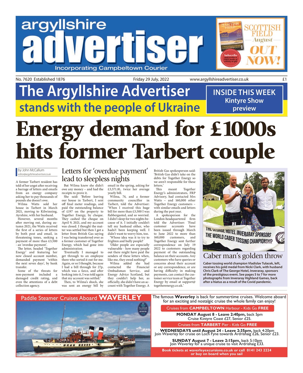 Argyllshire Advertiser Preview Pages