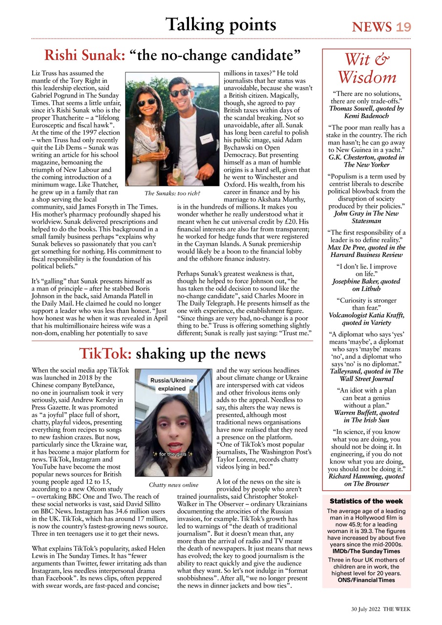 The Week Preview Pages