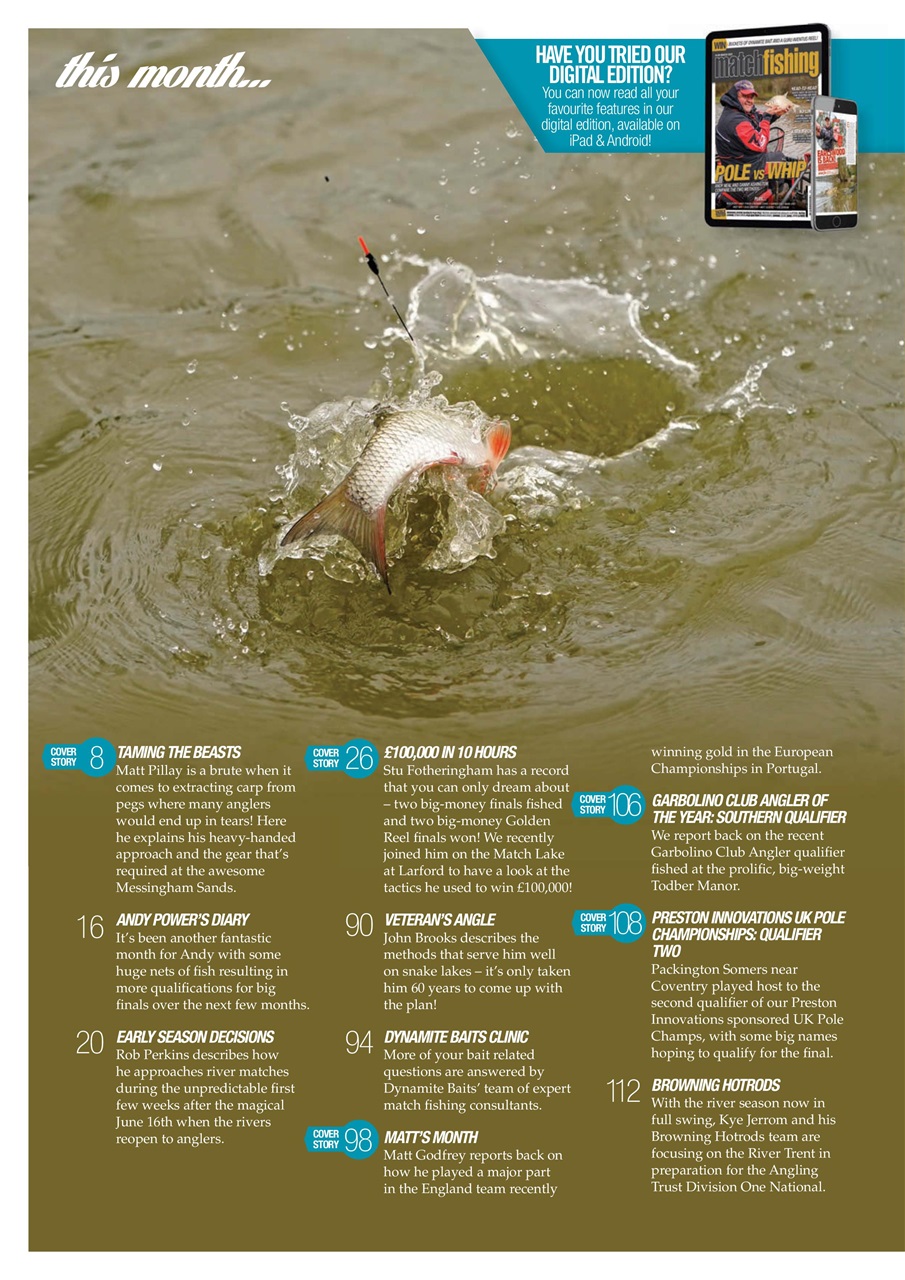 Match Fishing Preview Pages
