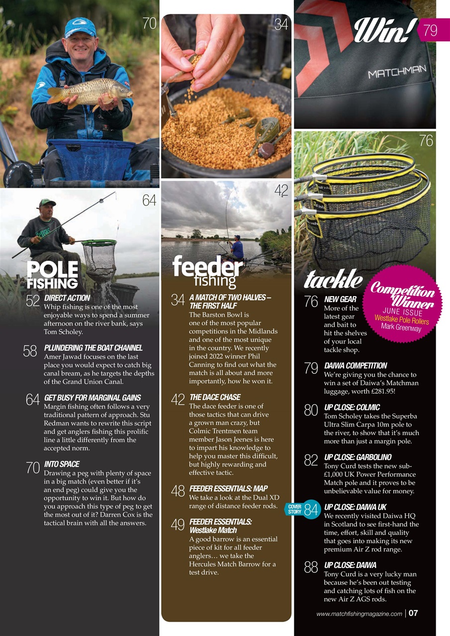 Match Fishing Preview Pages