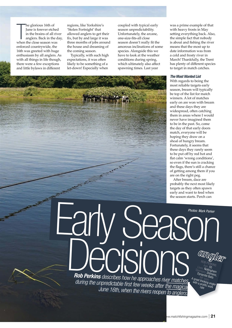 Match Fishing Preview Pages