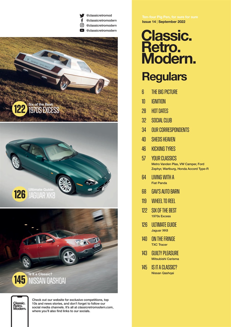 Classic Retro Modern Magazine Preview Pages