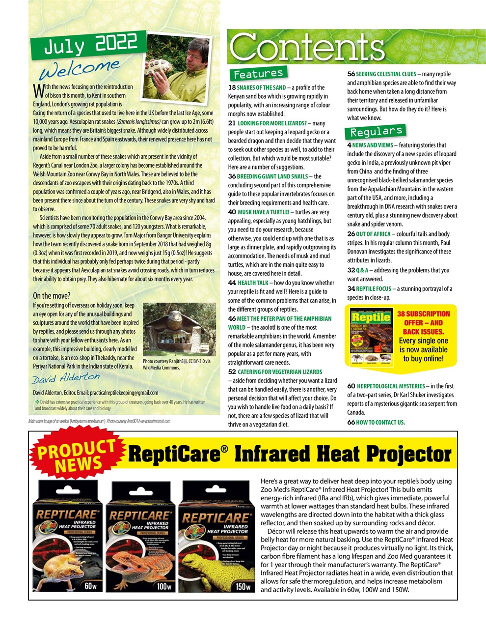 Practical Reptile Keeping Preview Pages