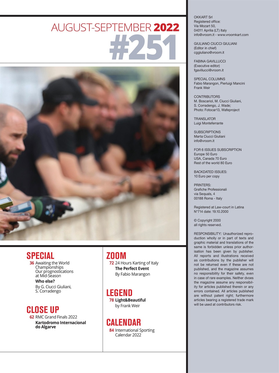 Vroom International Preview Pages