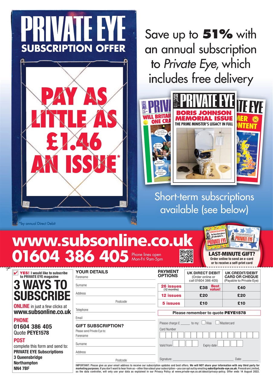 Private Eye Preview Pages