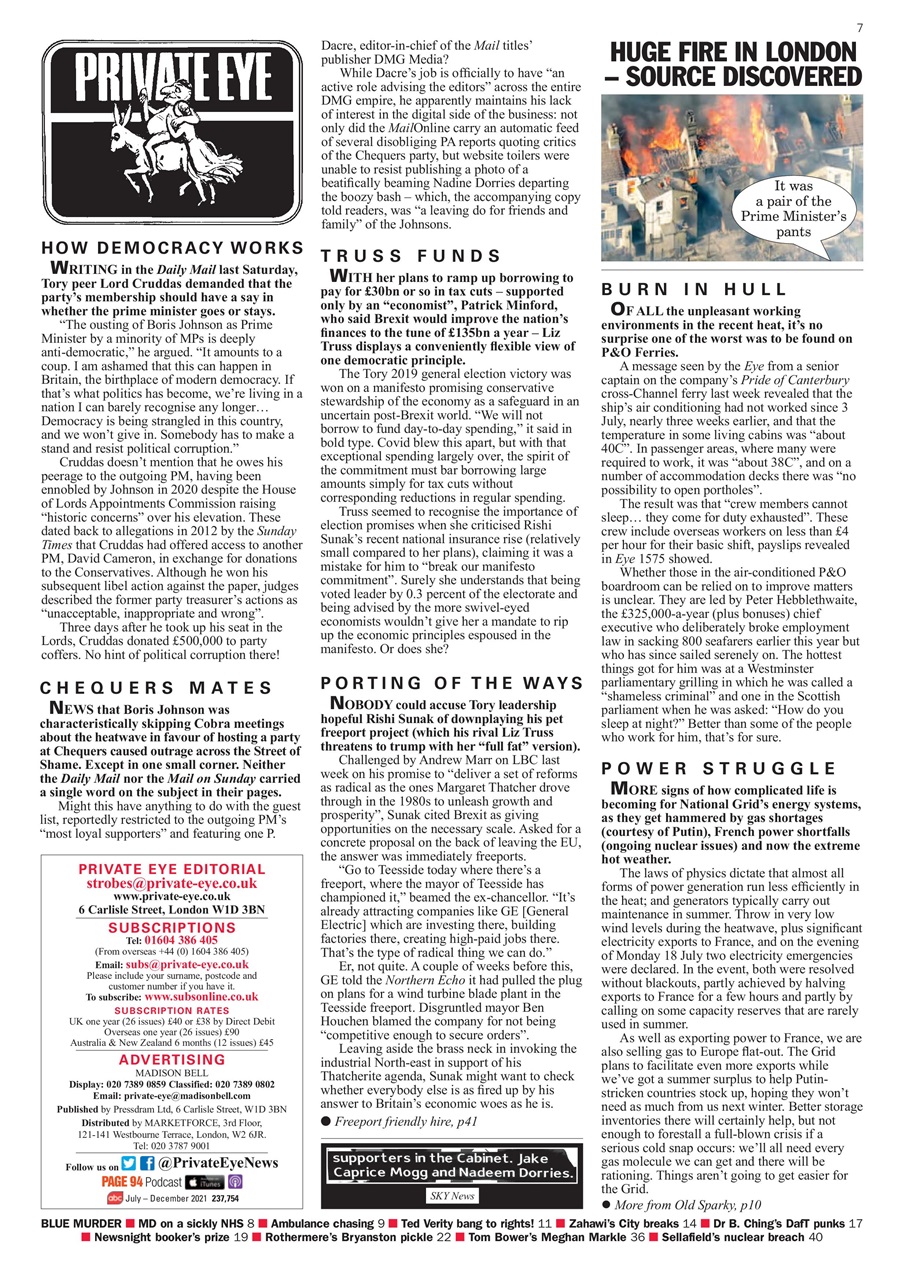 Private Eye Preview Pages