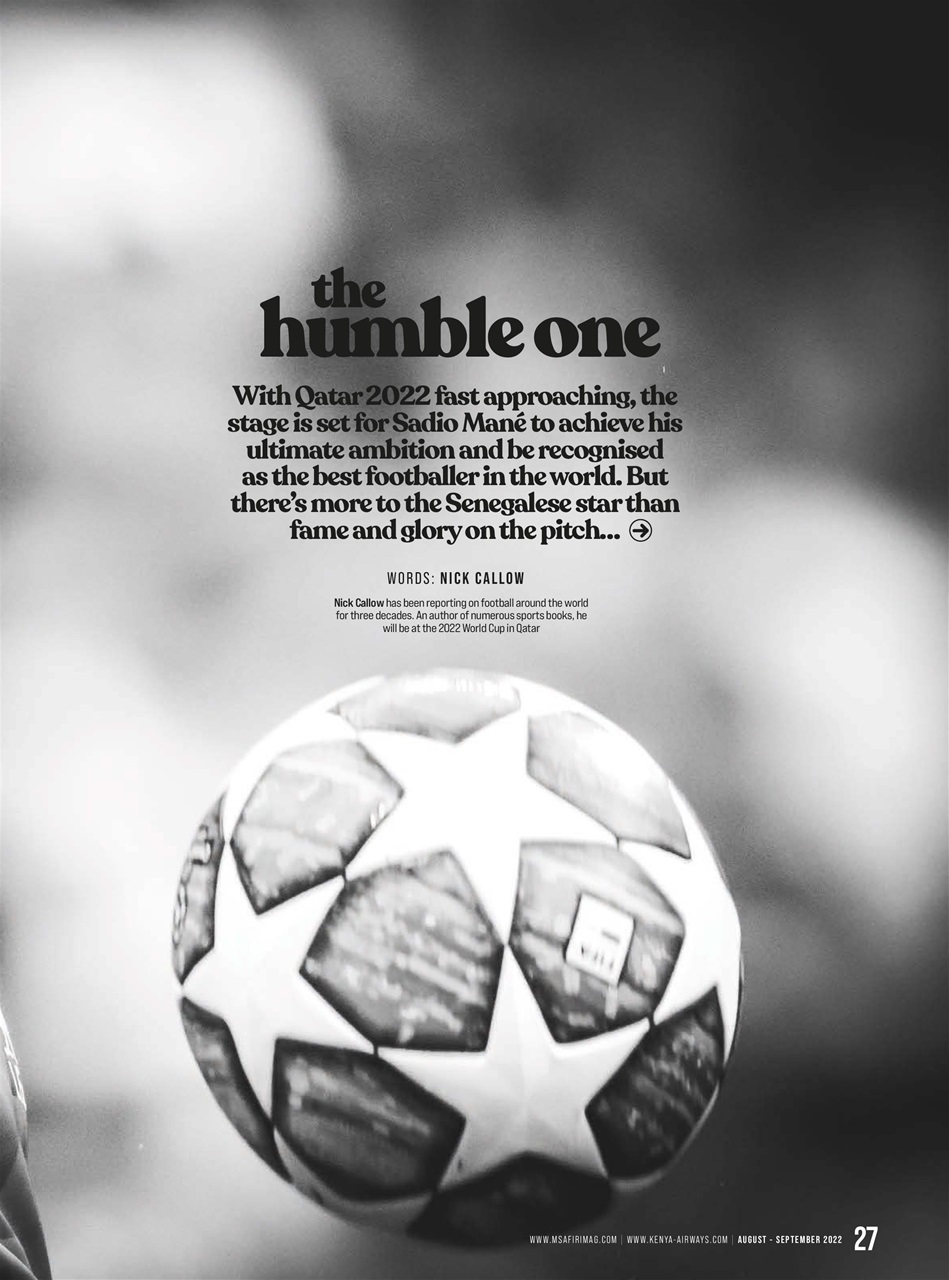 MSAFIRI – Kenya Airways Inflight Preview Pages