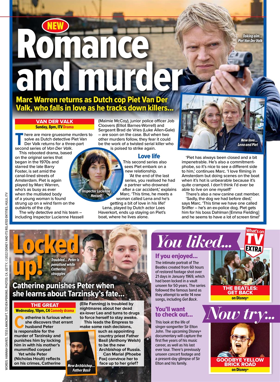 What's on TV Preview Pages
