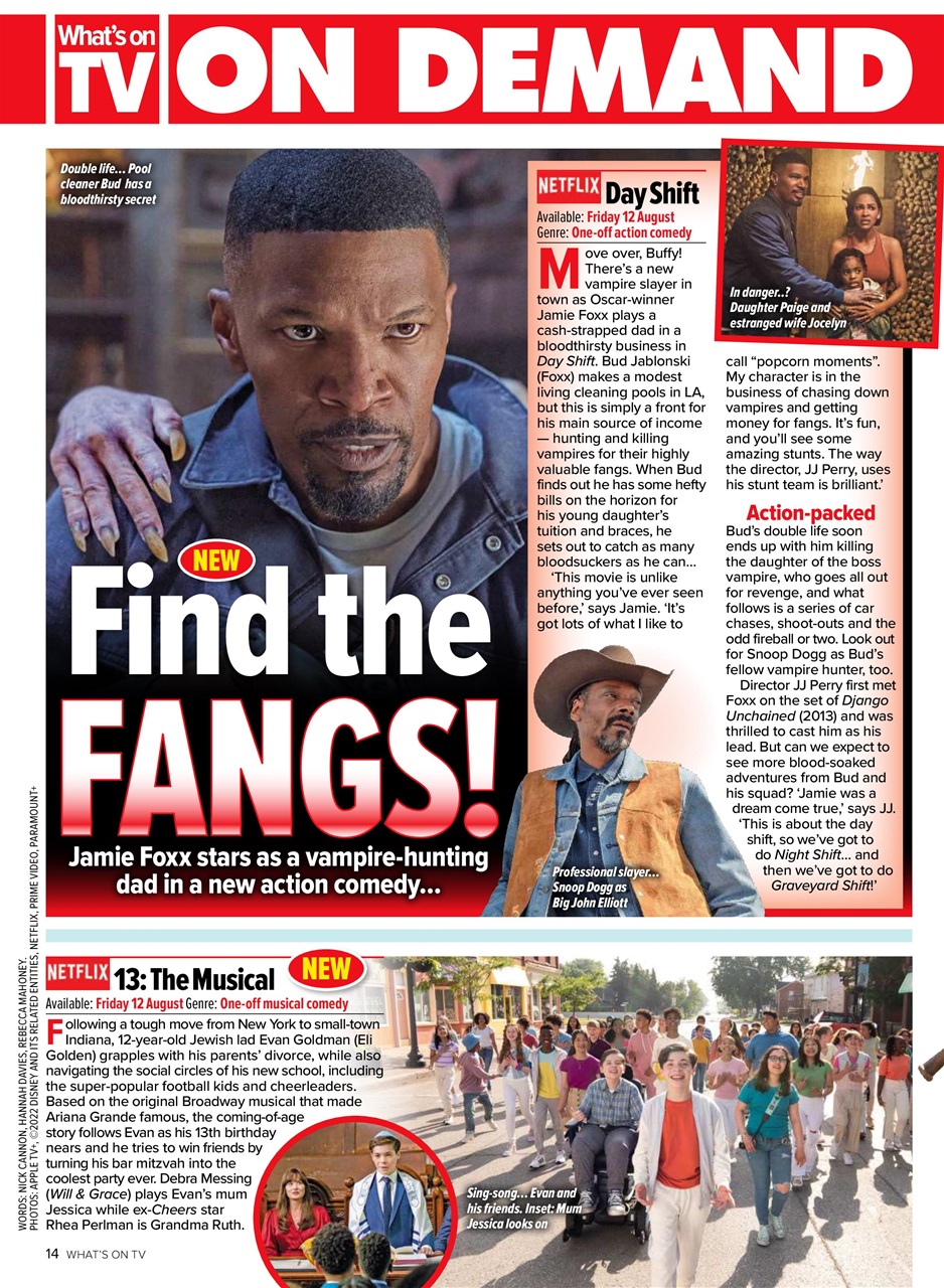 What's on TV Preview Pages