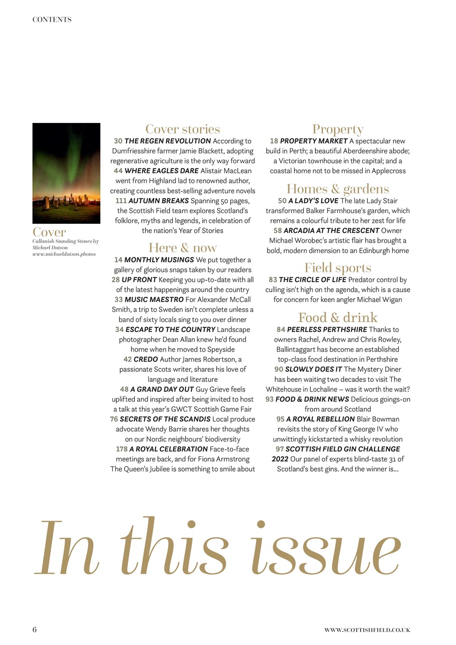 Scottish Field Preview Pages