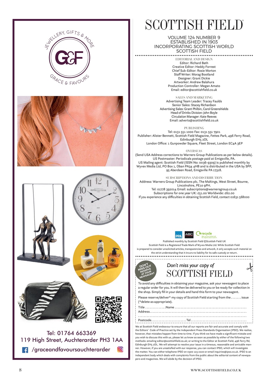 Scottish Field Preview Pages