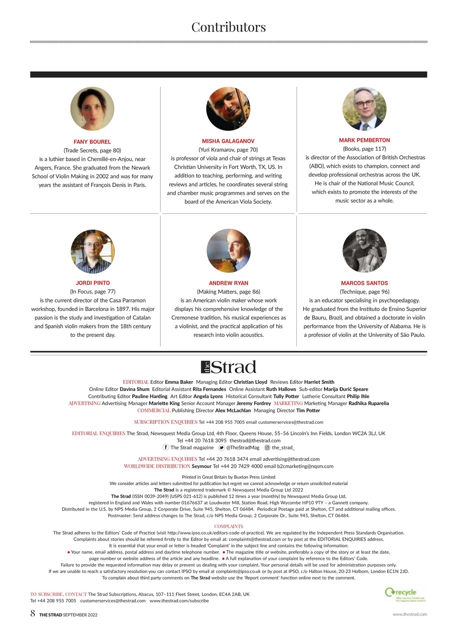 The Strad Preview Pages