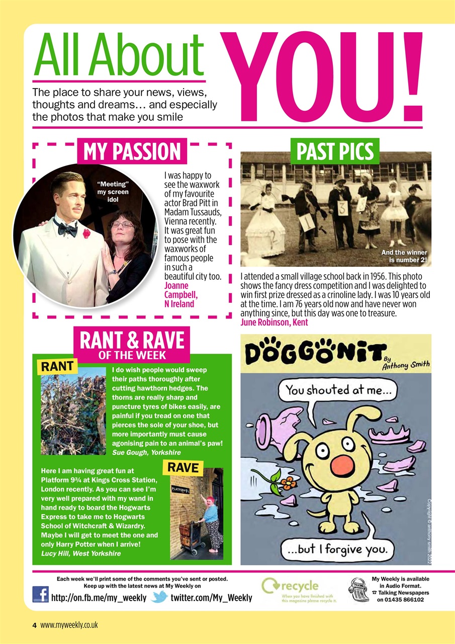 My Weekly Preview Pages