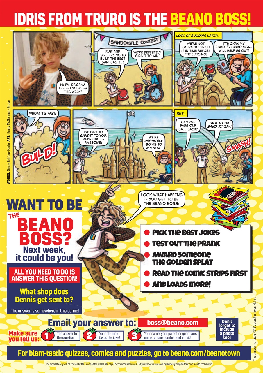 Beano Preview Pages