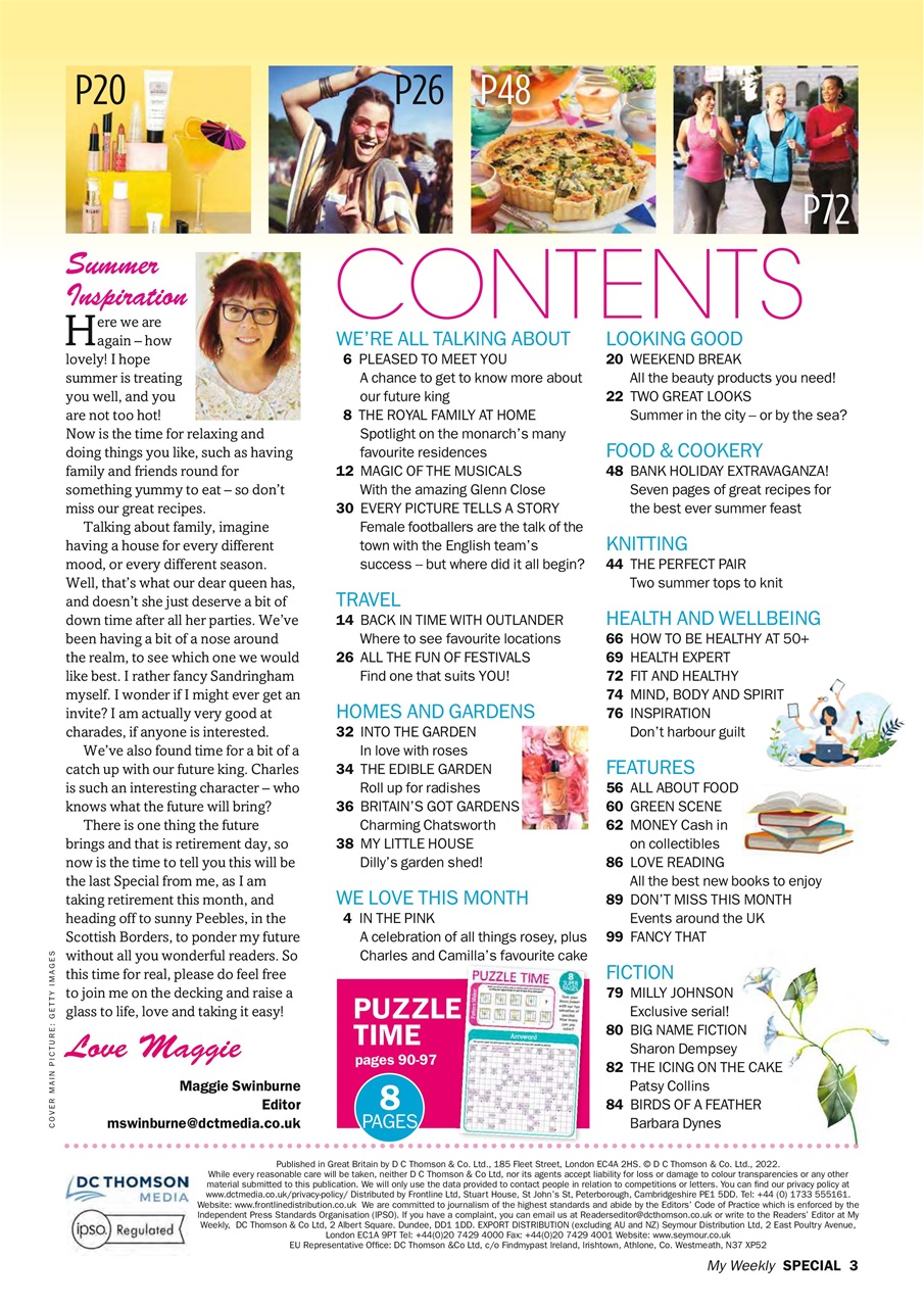 My Weekly Special Preview Pages