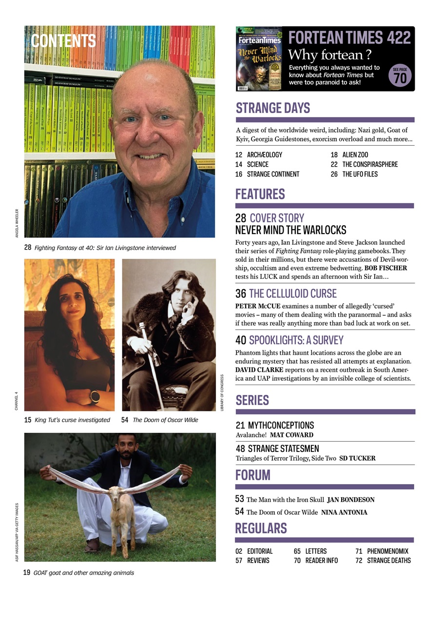 Fortean Times Preview Pages