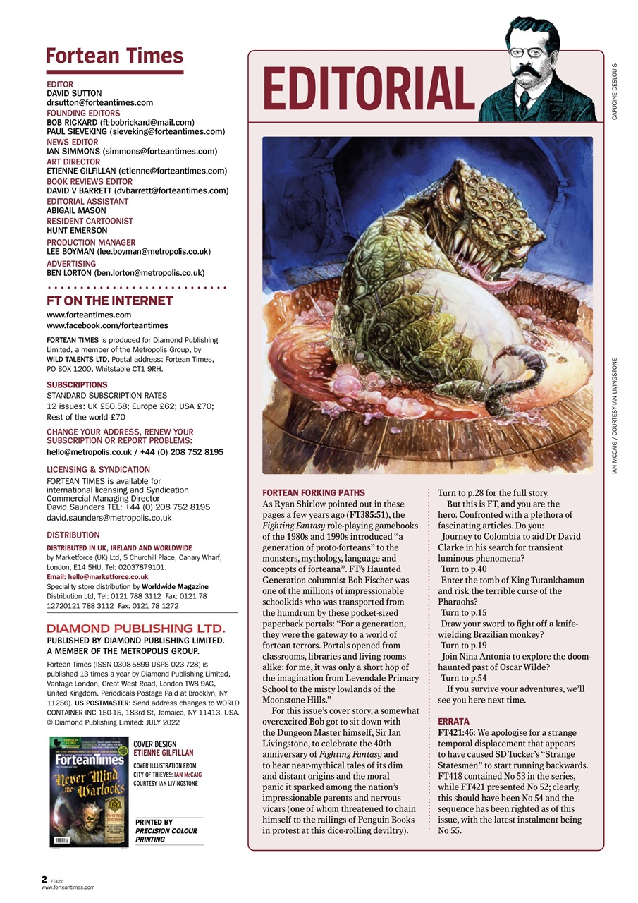 Fortean Times Preview Pages