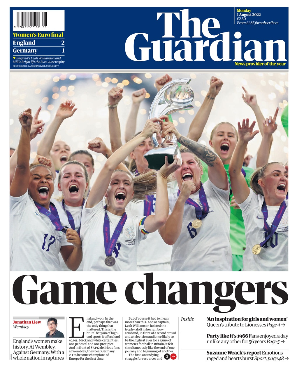 The Guardian Newspaper Preview Pages
